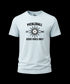 Light blue t-shirt with pickleball design and text on a white background